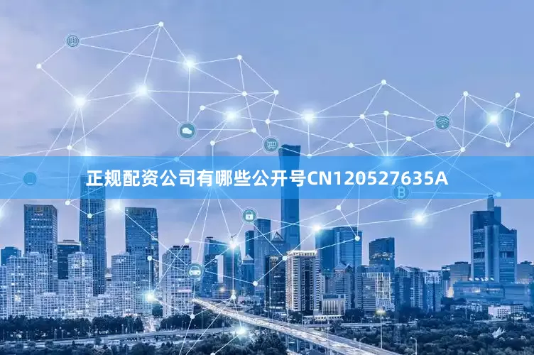 正规配资公司有哪些公开号CN120527635A